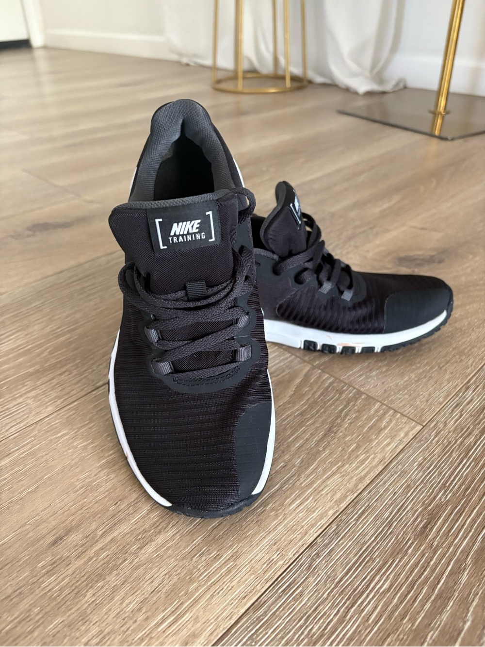 Nike Black and White Men's Training Sneakers